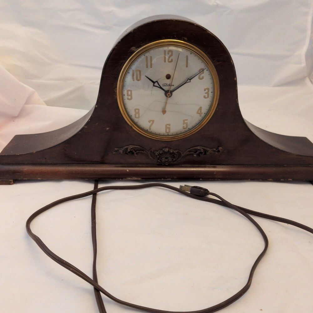 Vintage 1930s Telechron Model 4F03 "The Perry" Electric Mantel Clock
